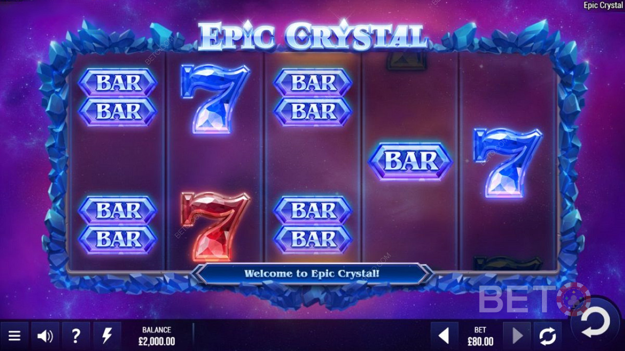 Dazzling graphics in Epic Crystal