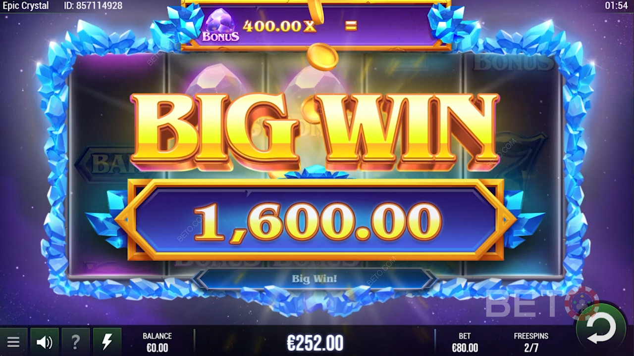 Scoring a Massive Payout in Epic Crystal