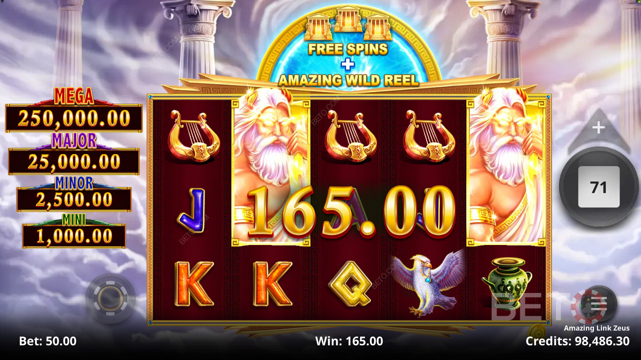 Godlike Zeus reigns on this legendary pokie