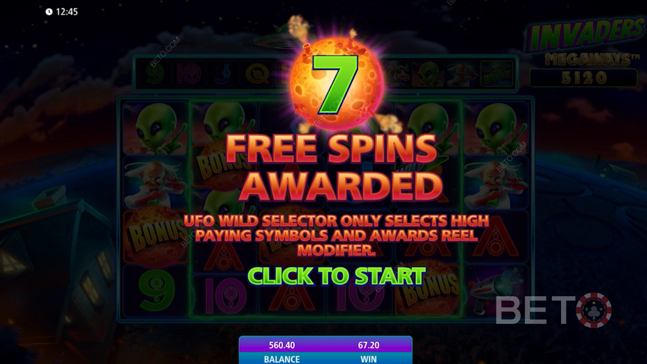 Score free spins with unlimited potential