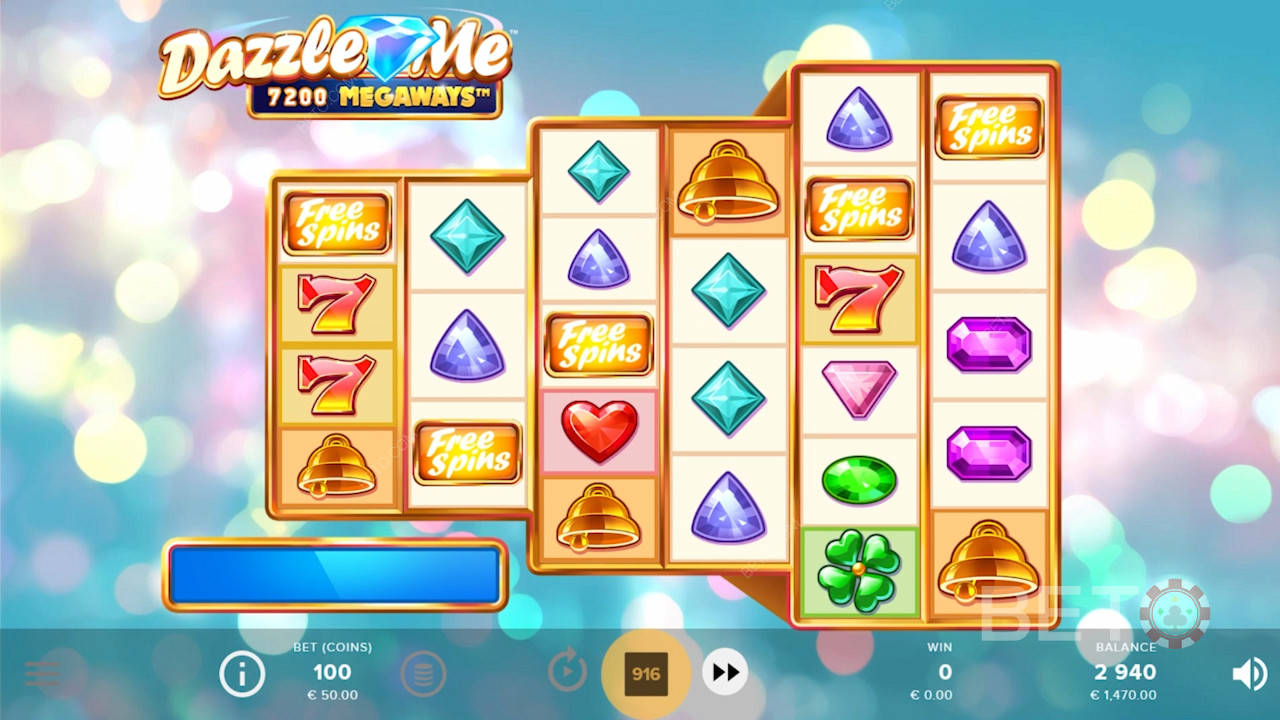 Ripper controls setup of Dazzle Me Megaways