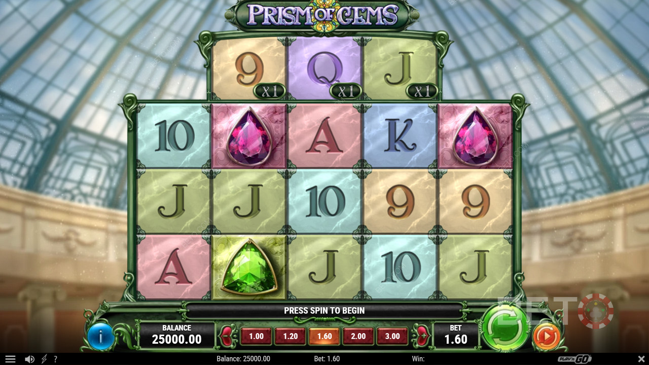 Prism of Gems pokie - Dazzling symbols and gems