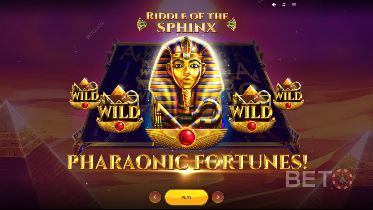 Sphinx Spins special bonus in Riddle Of The Sphinx