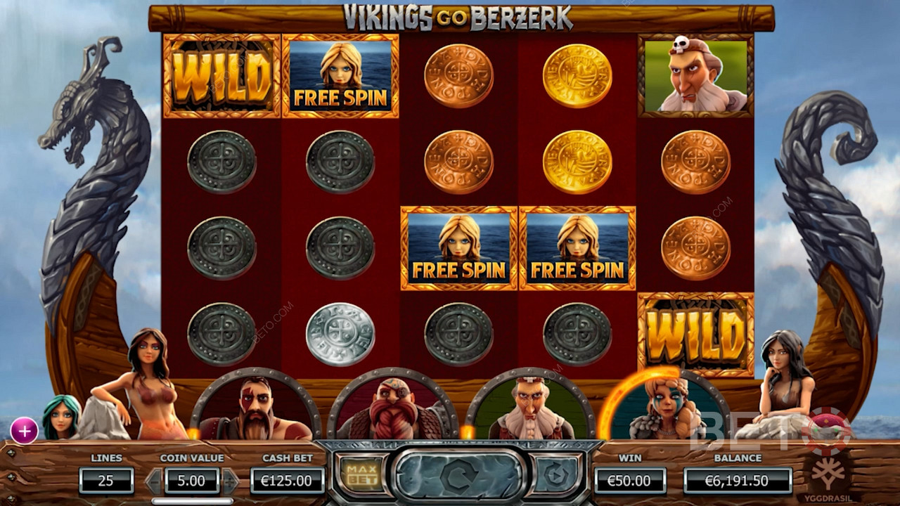 Score 10x your bet with the top Viking warrior