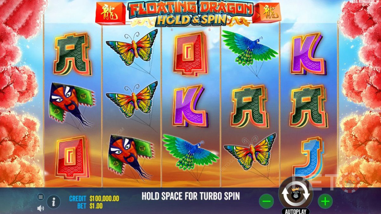 Vibrant icons in Floating Dragon