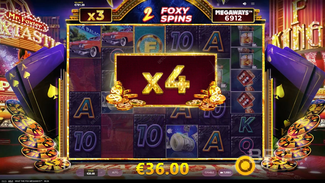 Snag a 4x combo in What The Fox Megaways
