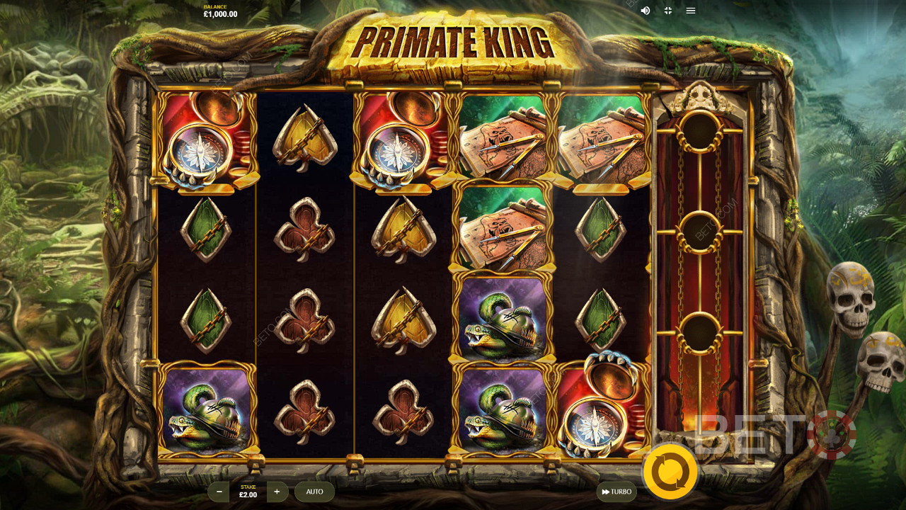 Primate King boasts a 96% RTP