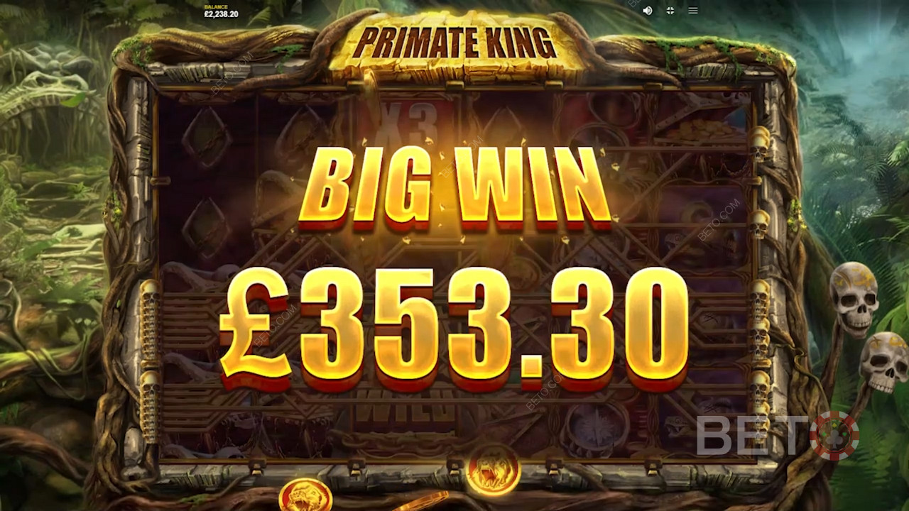 Score big on Primate King Pokie