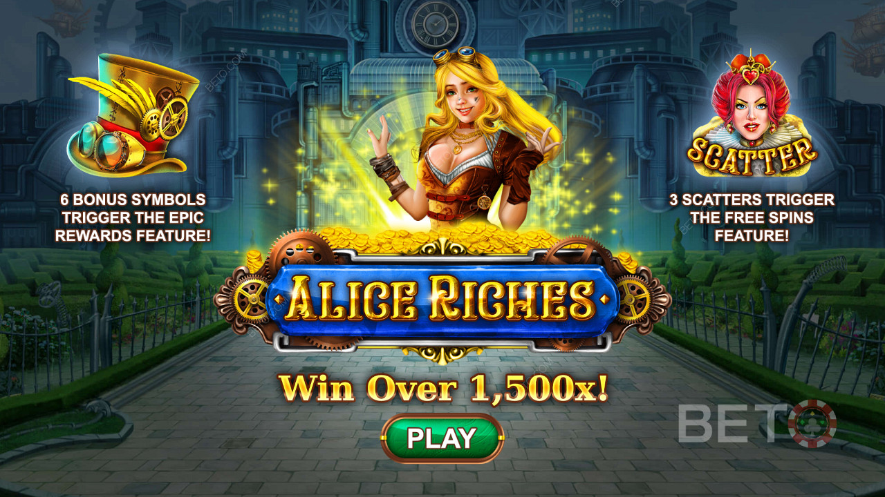 Ripper pokie Alice Riches by Pariplay