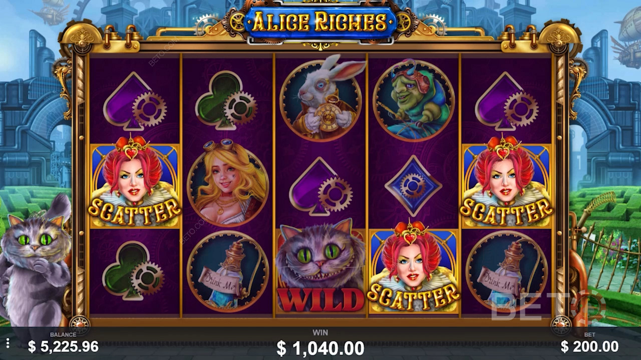 Alice Riches: Captivating theme with top-notch visuals and audio