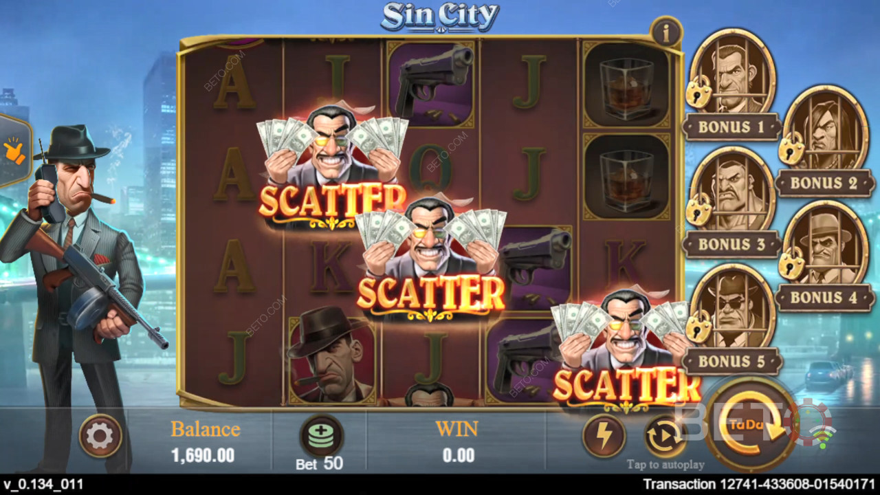 Sin City (TaDa Gaming) Free Play