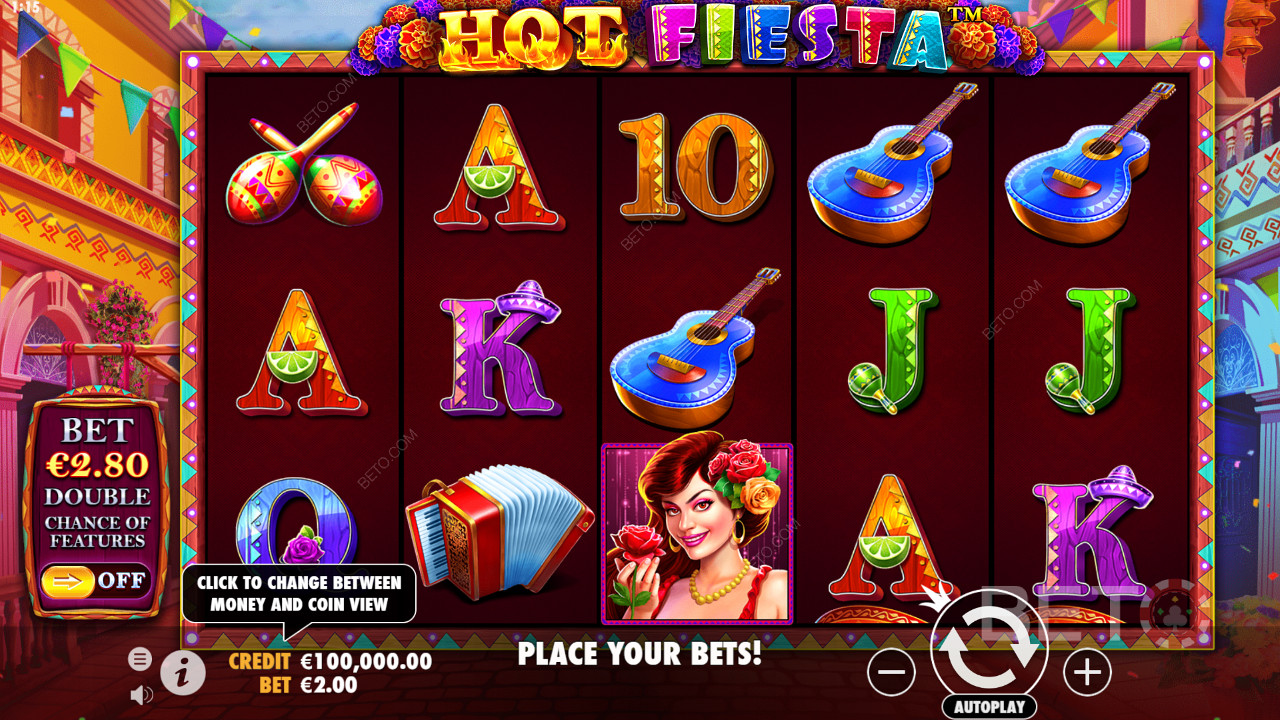 Top-notch symbols in Hot Fiesta pokies