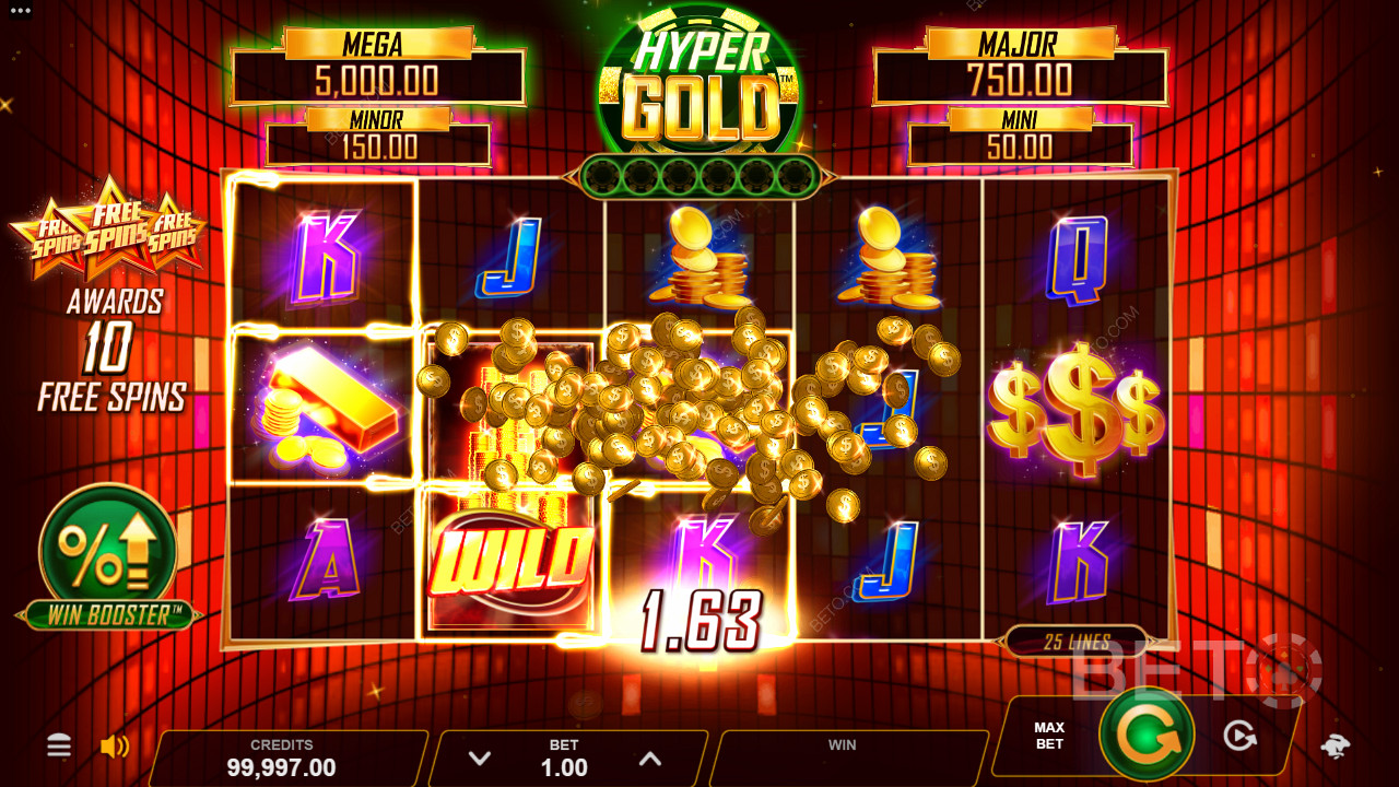 Rack up a ripper 12,500x your wager in Hyper Gold
