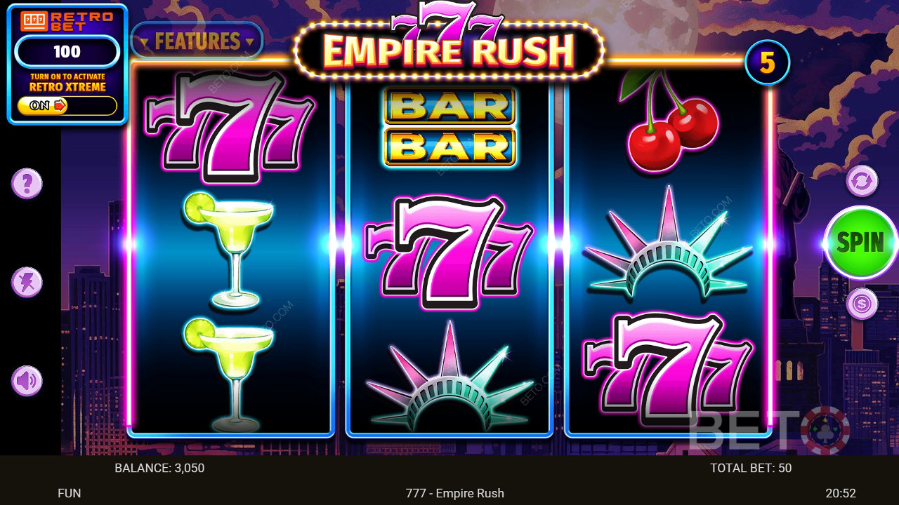 777 Empire Rush: BETO Pokies