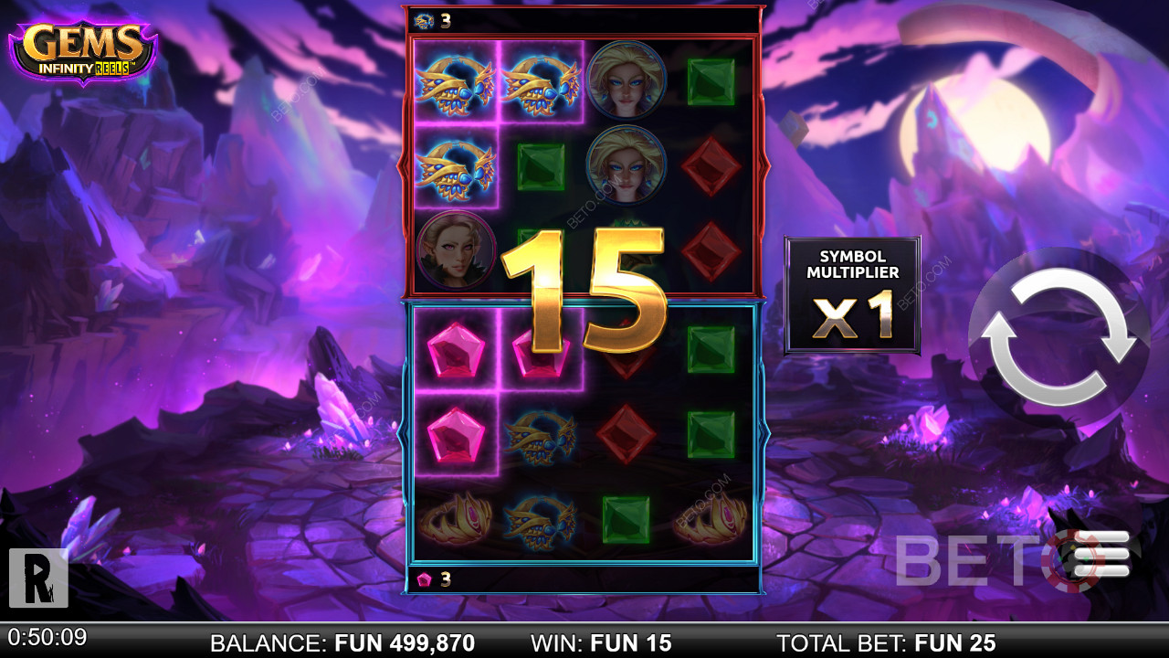 Snag massive multipliers with a mix of wild symbols, mate