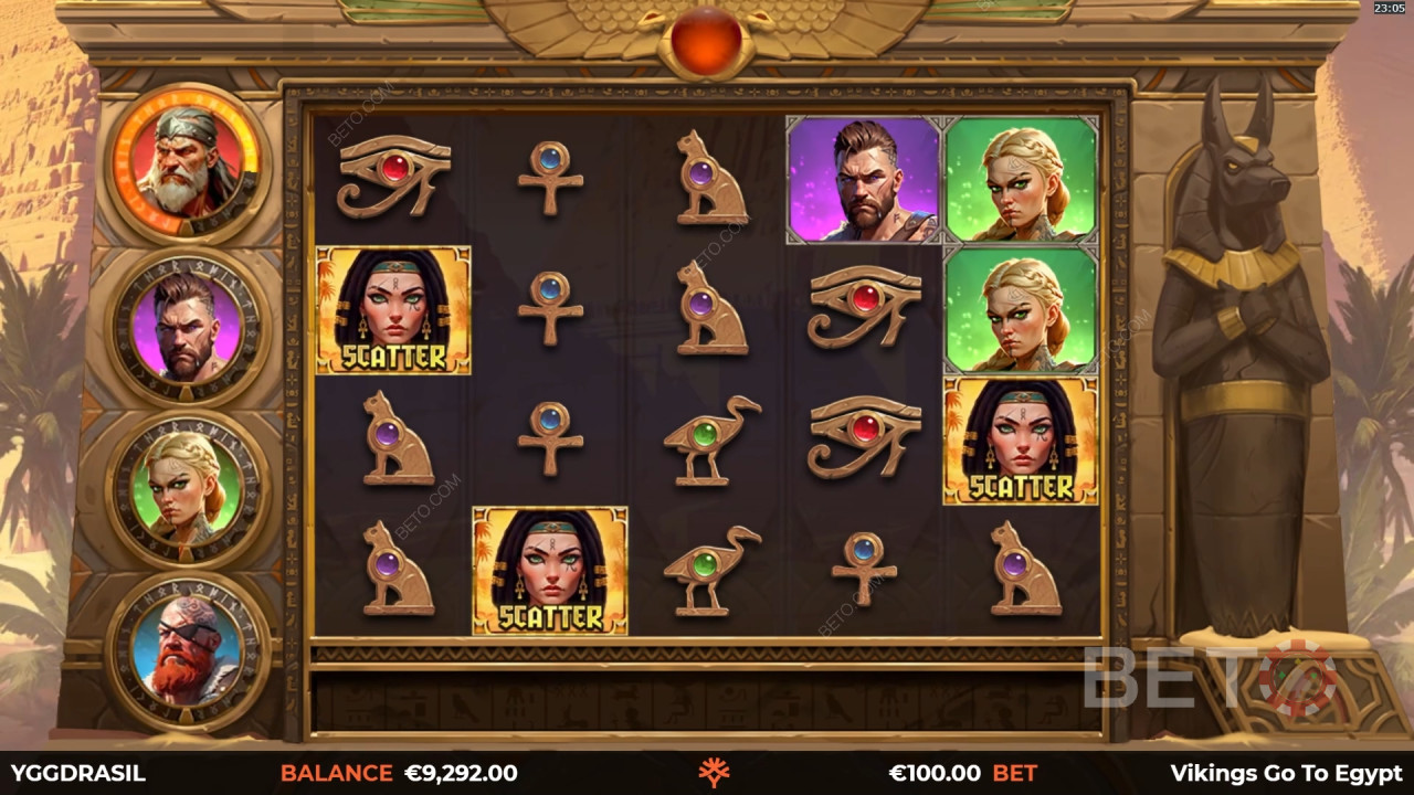 Vikings Go To Egypt: Outback Showdown by BETO Pokies
