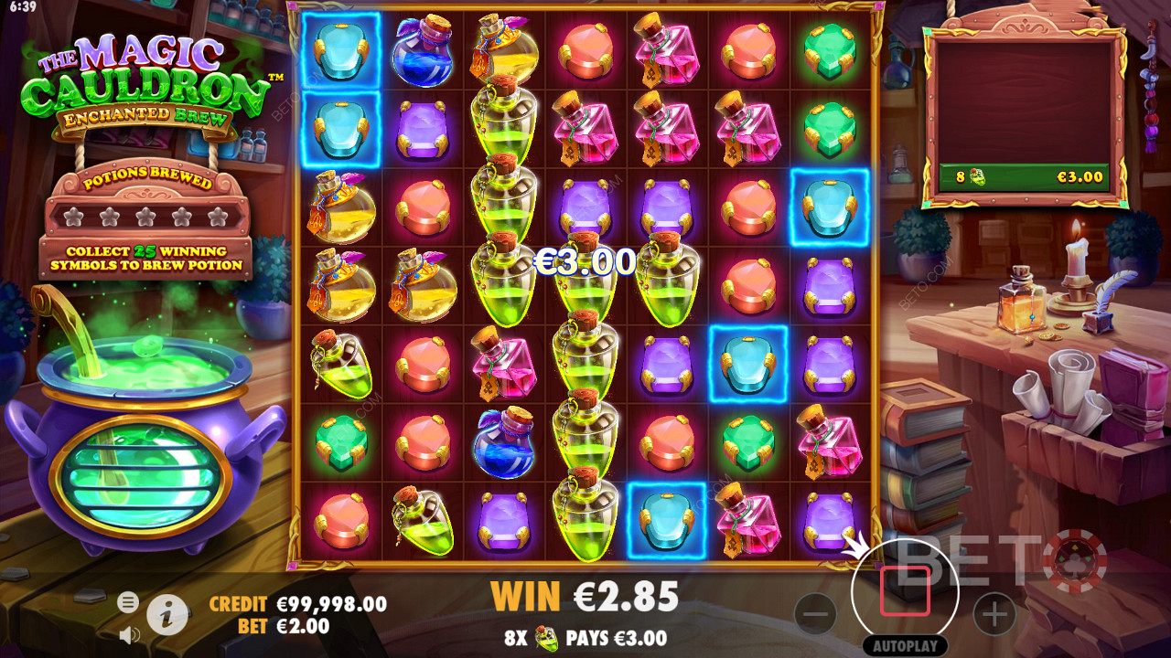 Ripper visuals of The Magic Cauldron: Enchanted Brew