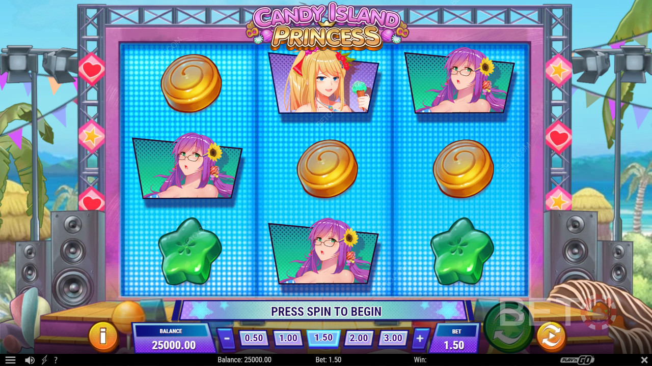 Aussie-style graphics in Candy Island Princess