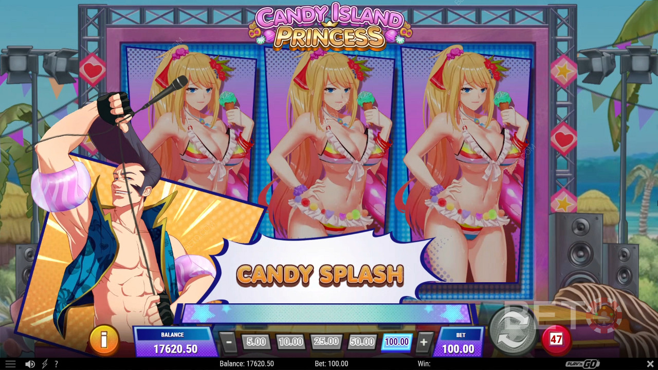 Sweet animations in Candy Island Princess
