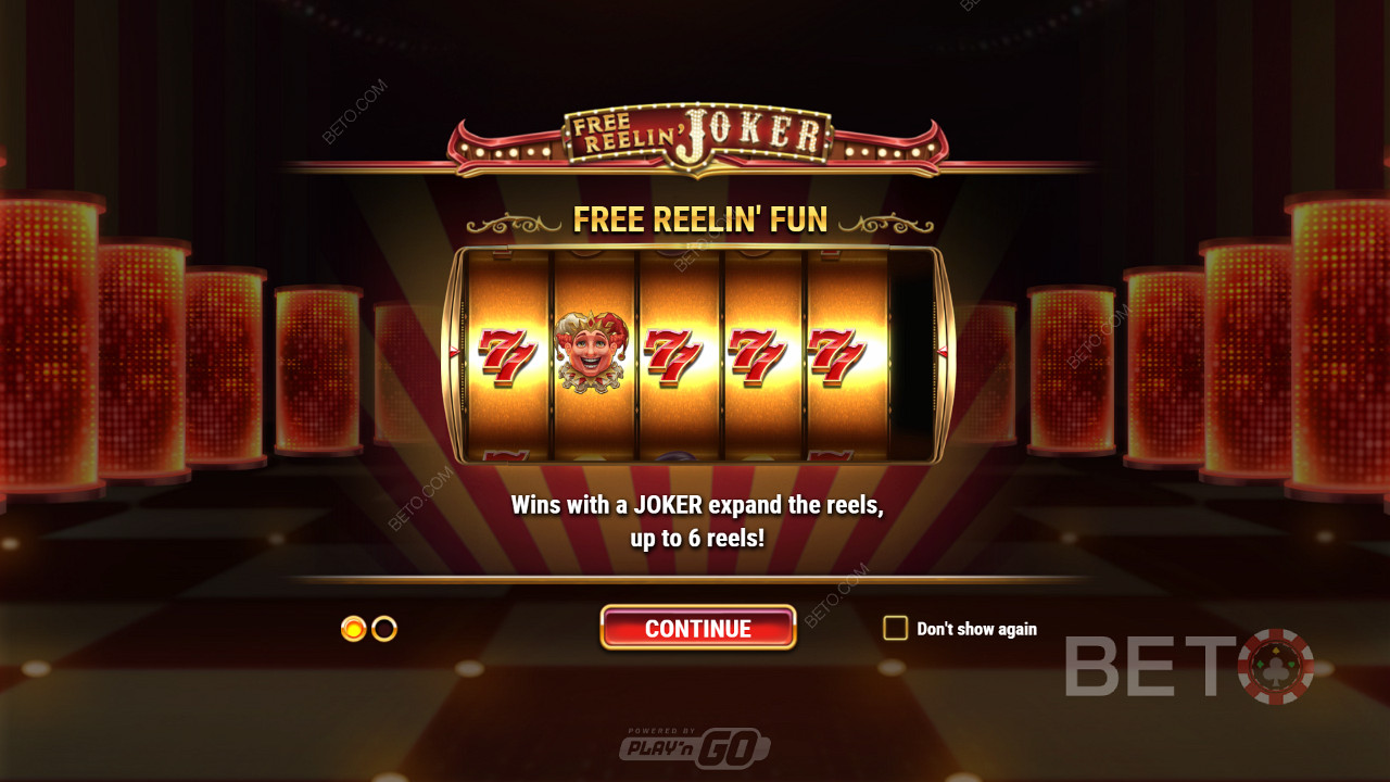 Spin for a ripper bonus in this true-blue joker pokie