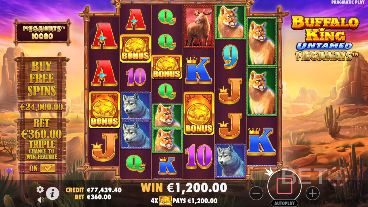 Buffalo King Untamed Megaways Review by BETO Pokies