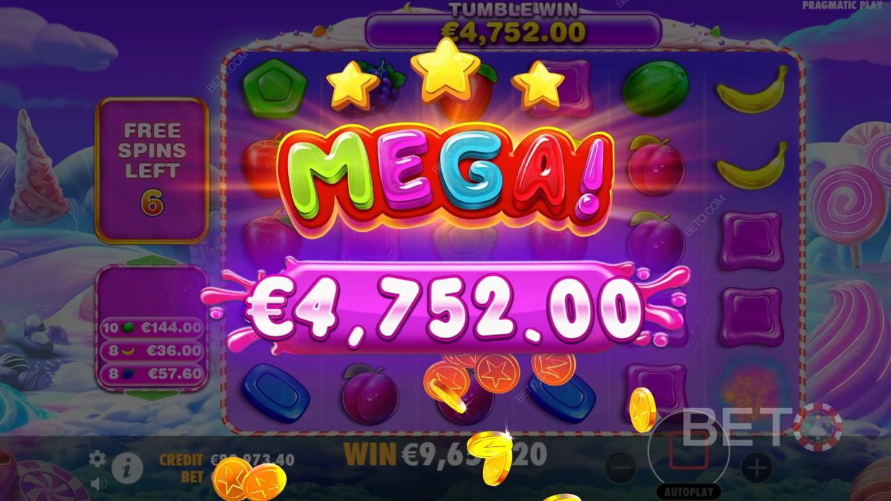 Scoop 25,000x Your Wager in Sweet Bonanza 1000 Pokie!