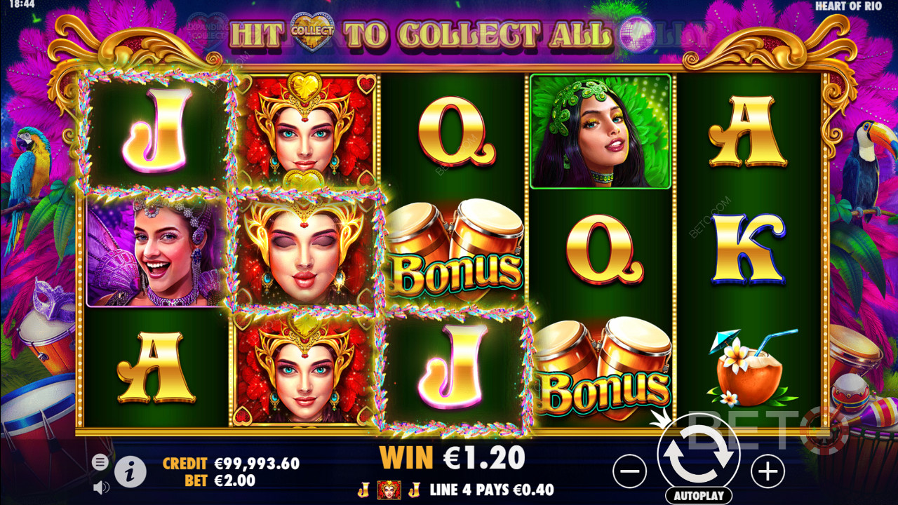 Heart of Rio - this vibrant pokie offers dazzling bonus features