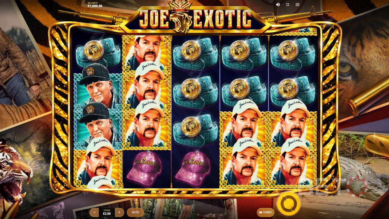 Ripper Symbols in Joe Exotic Pokie Game