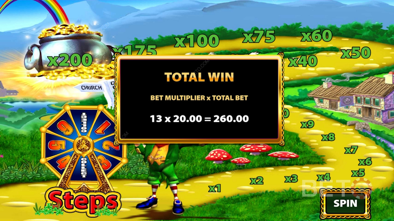 Score big in the Rainbow Road bonus round