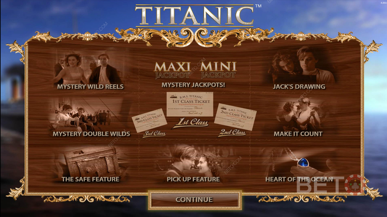 Dive into the Titanic pokie