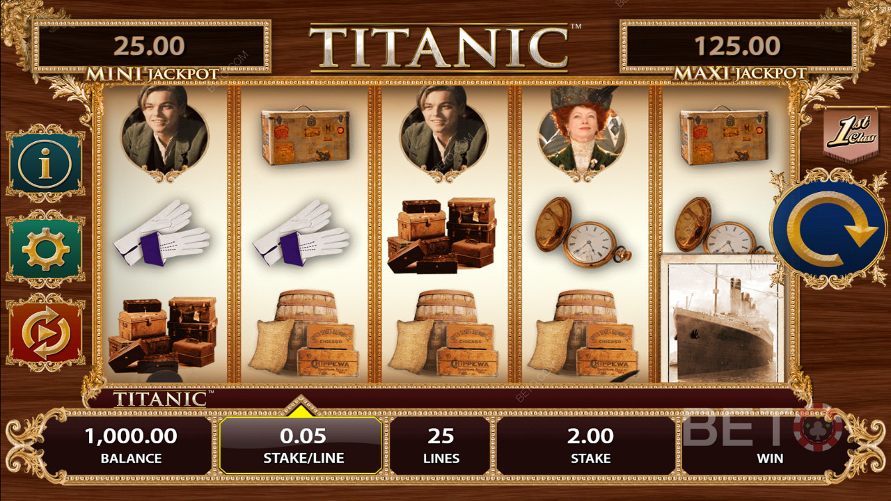 Set sail on a ripper adventure in the Titanic pokie at BETO