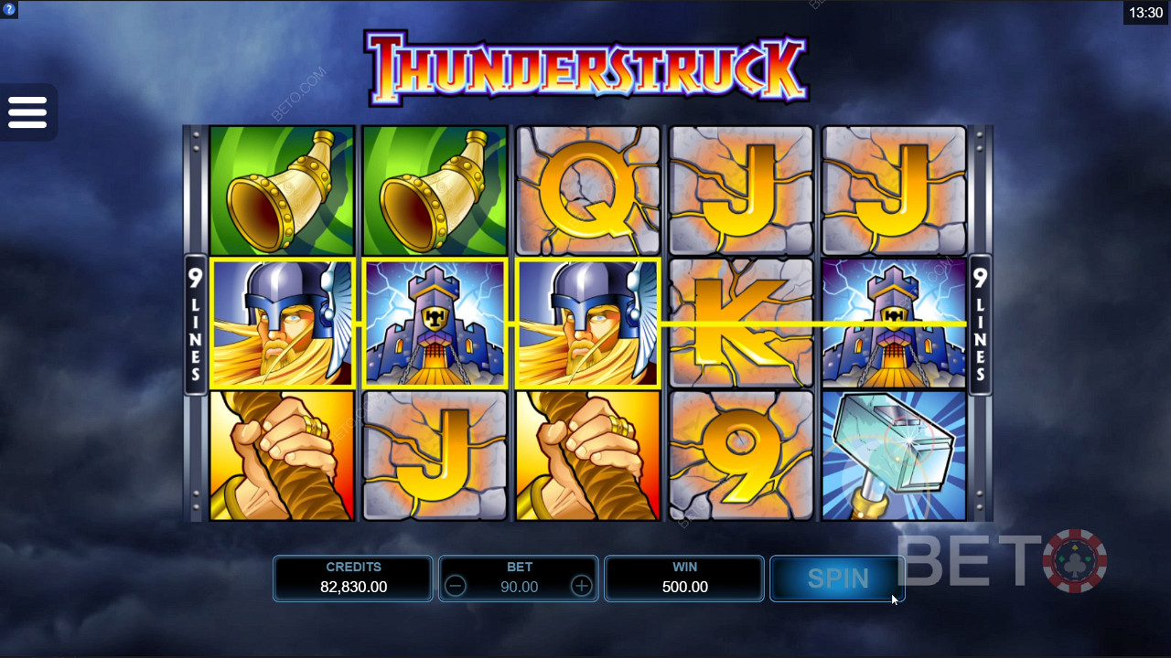 Ripper features and colours of Thunderstruck