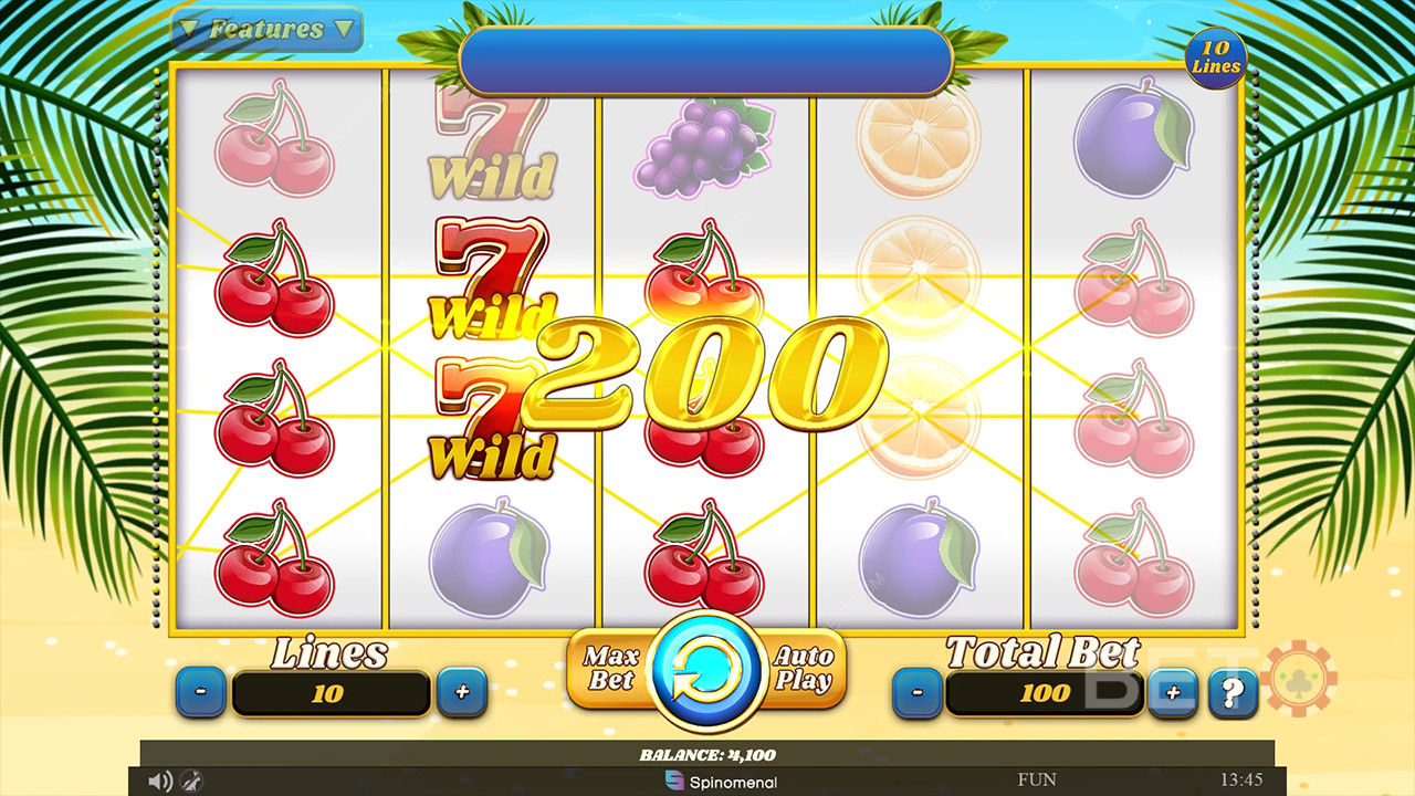 100 Juicy Fruits Review by BETO Pokies