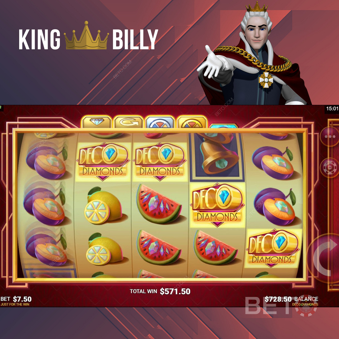 Spin Top Pokies at King Billy Online Casino