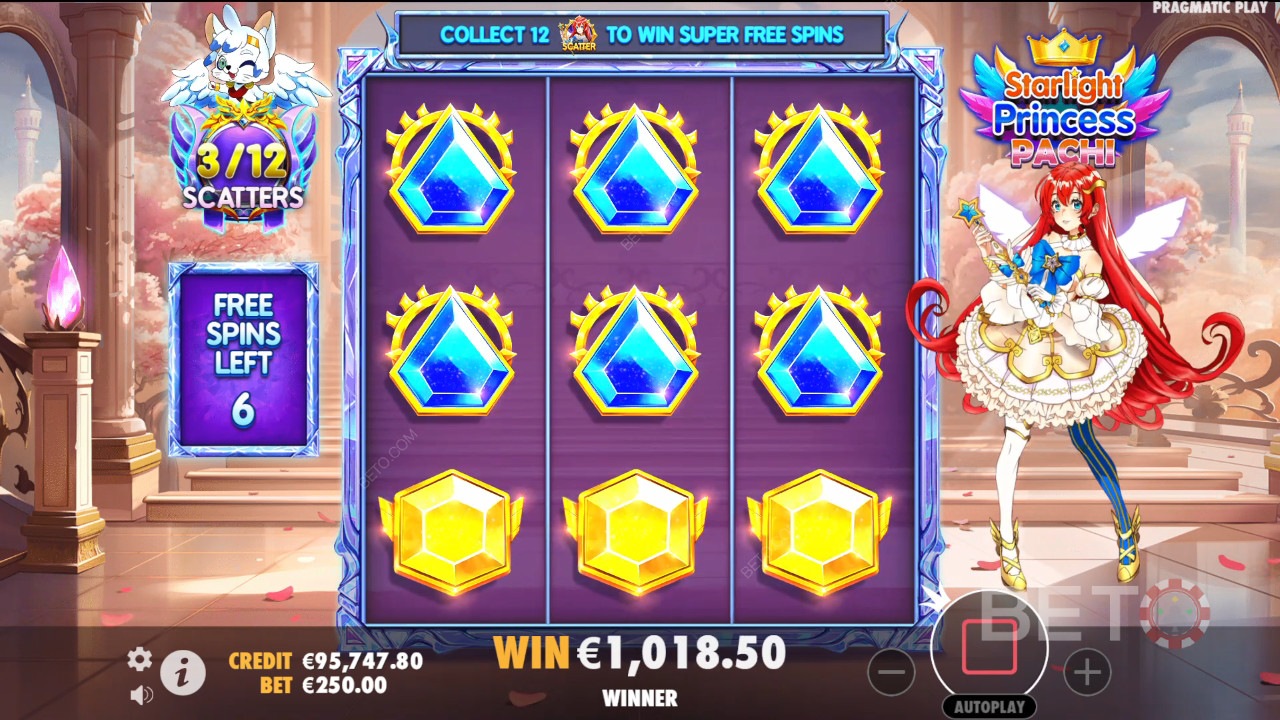 Ripper Bonus Features in Starlight Princess Pachi by Pragmatic Play