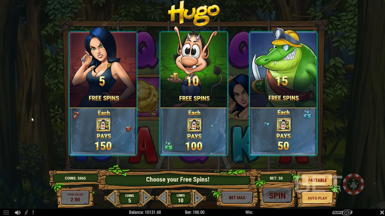Bonus round with huge payout potential