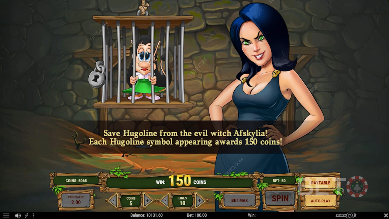 Help Hugo rescue his sheila!