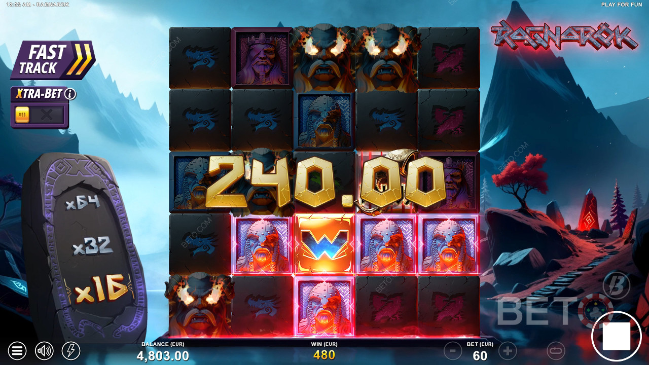 Score 10,000x Your Wager in the Ragnarok Pokie Online!