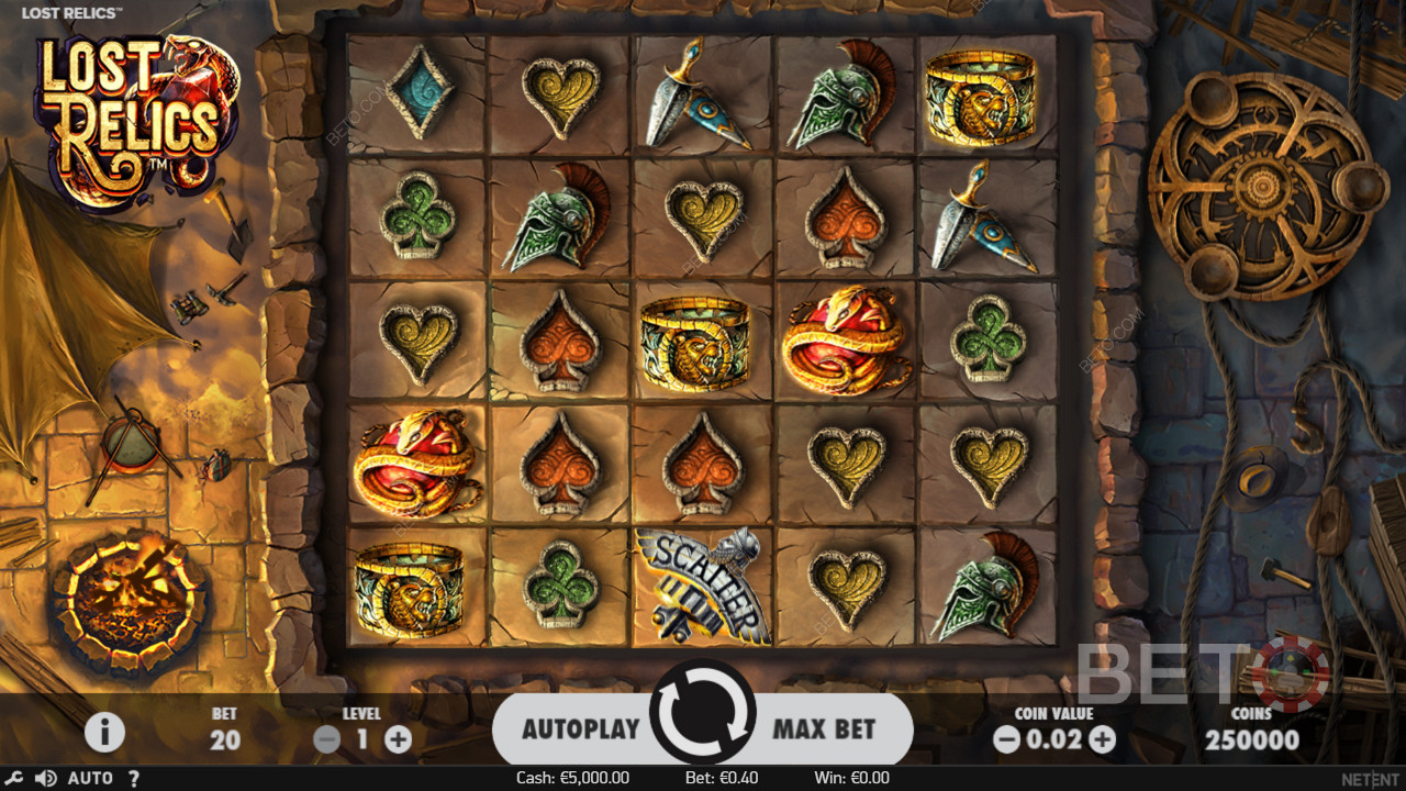 A ripper slot that