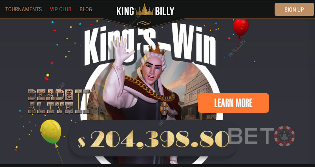 Pocket Big Wins on Top Pokies at King Billy Casino