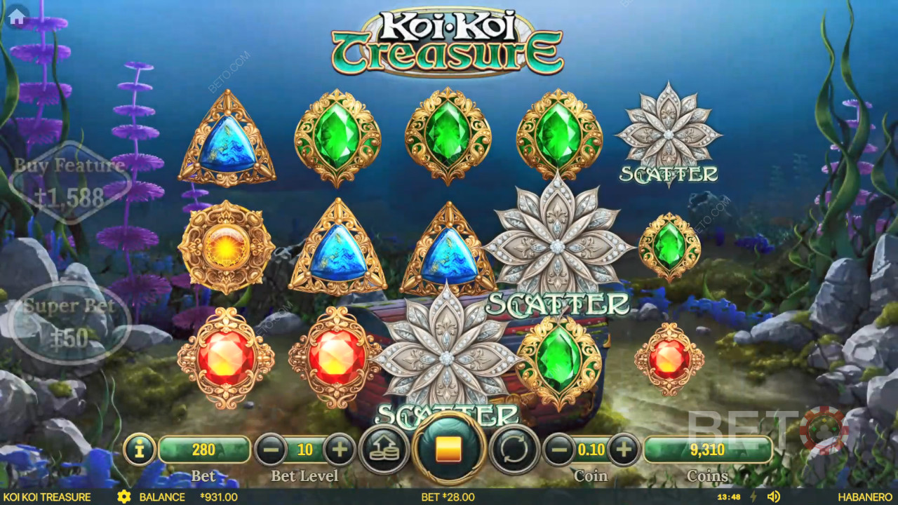 Koi Koi Treasure Review by BETO Pokies