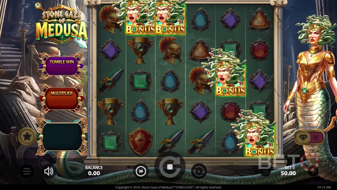 Stone Gaze of Medusa Free Play