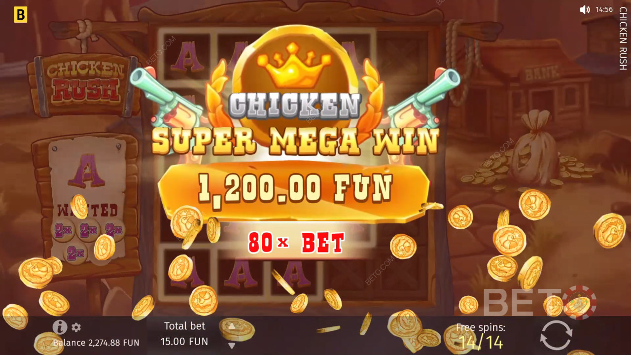 Cluck Your Way to 5,000x Wins in Chicken Rush Pokie!