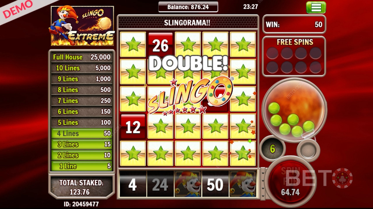 Play the ripper Slingo Extreme pokie and win massive payouts