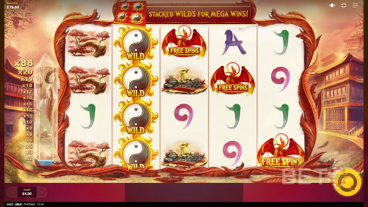 Phoenix (Red Tiger)  Free Play