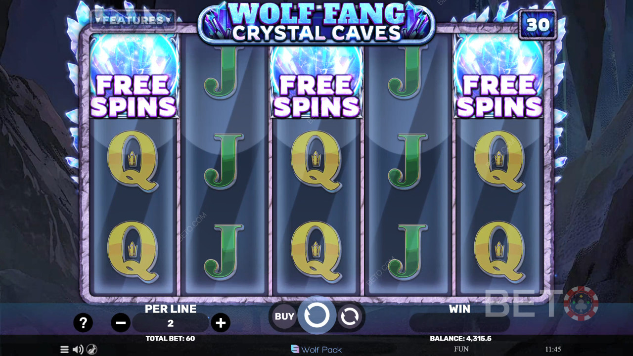 Wolf Fang - Crystal Caves Review by BETO Pokies