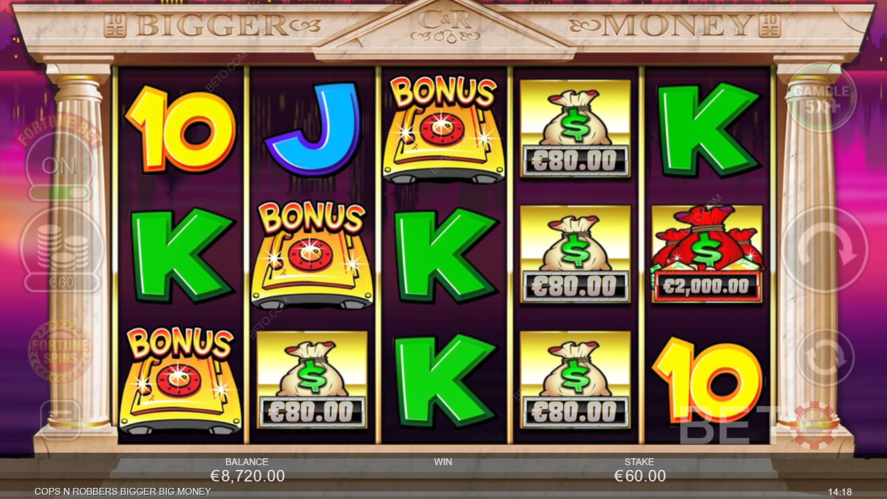 Cops 'n' Robbers Bigger Big Money Free Play
