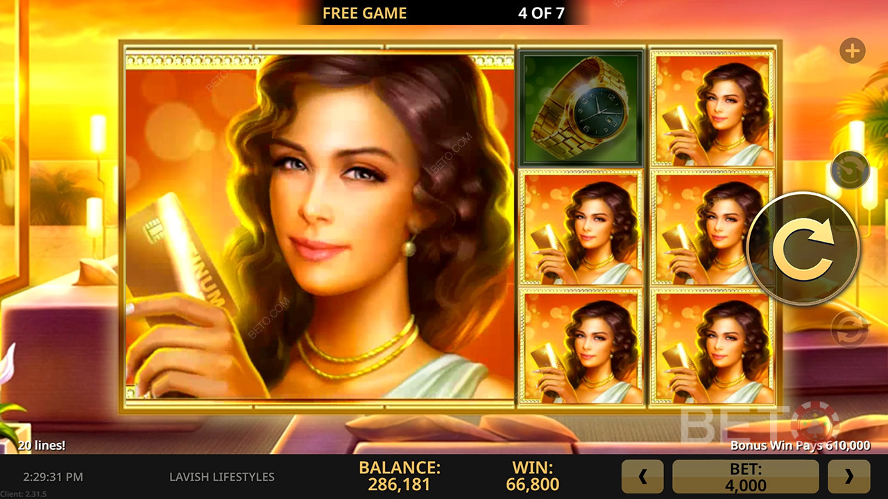 Lavish Lifestyles Free Play