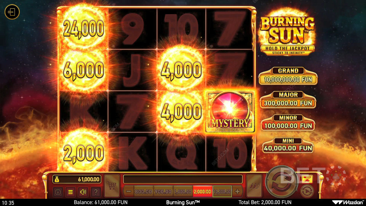 Burning Sun Review by BETO Pokies