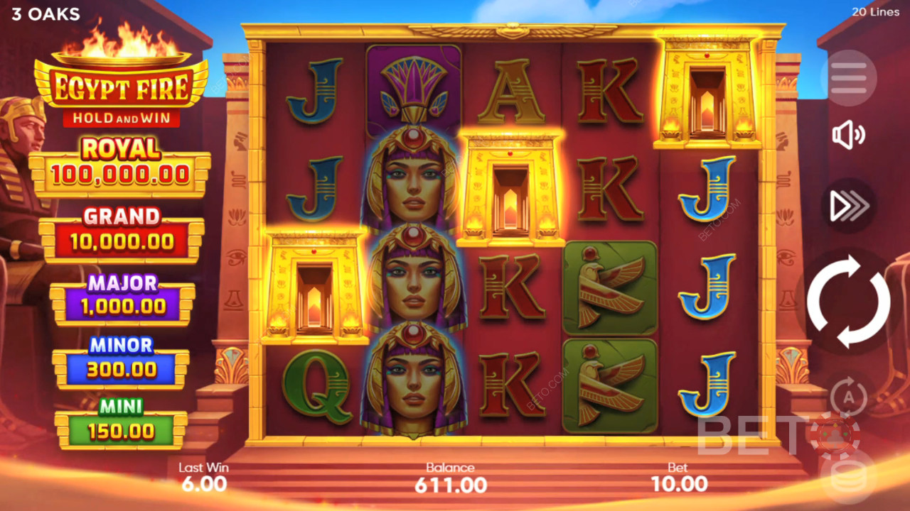 Cracking the Code: Egypt Fire by 3 Oaks Gaming